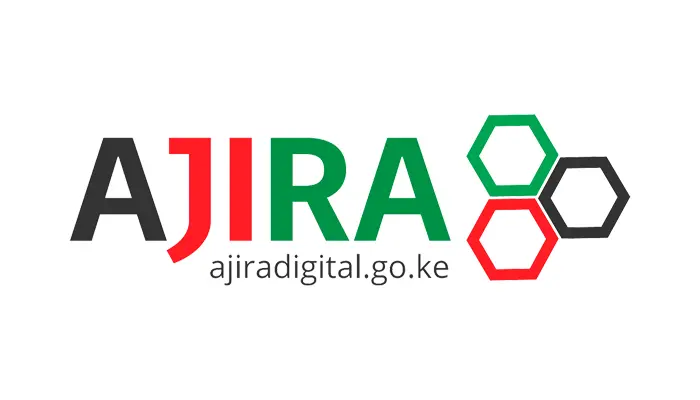 Background showing Ajira logo