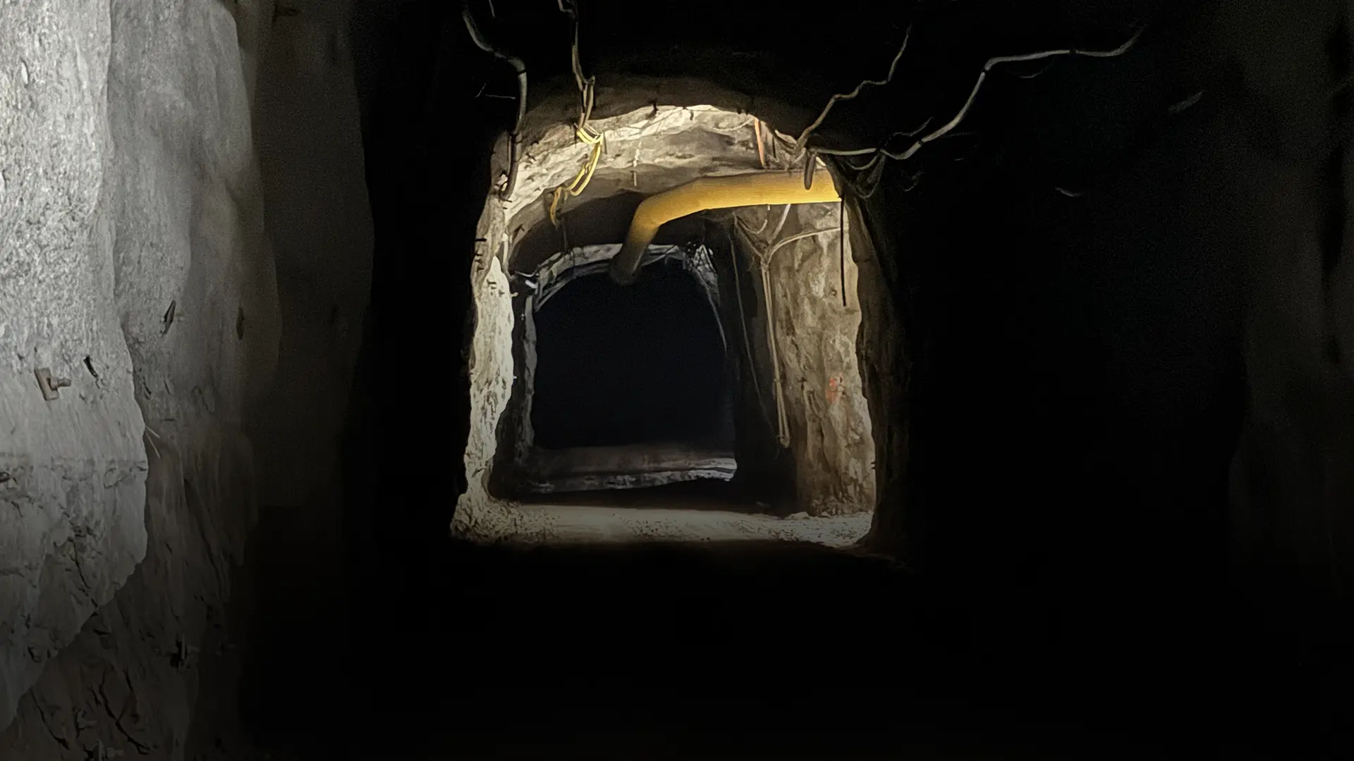 A tunnel in the mine where the World's Deepest Marathon will take place